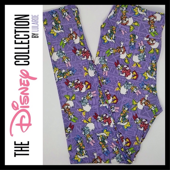LuLaRoe Pants - LuLaRoe Disney Daisy OS Leggings One Size 2-10 LLR